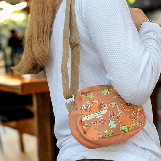 3 Bolsita Capibara Tipo Piel  $34 c/u