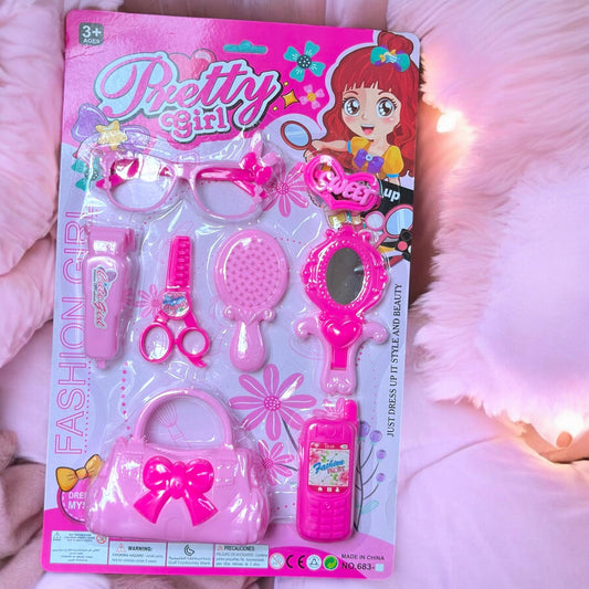 3 Accesorios para Niñas de Juguete $39 c/u