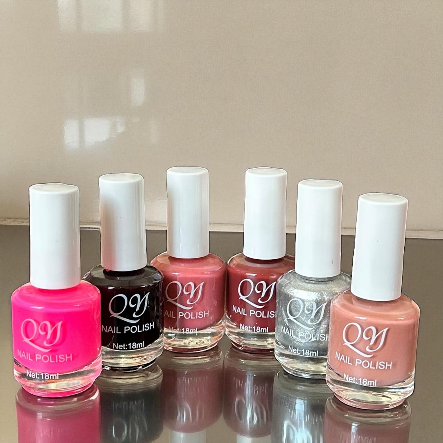 24 Esmaltes para uñas Fashion Color $11.5 c/u