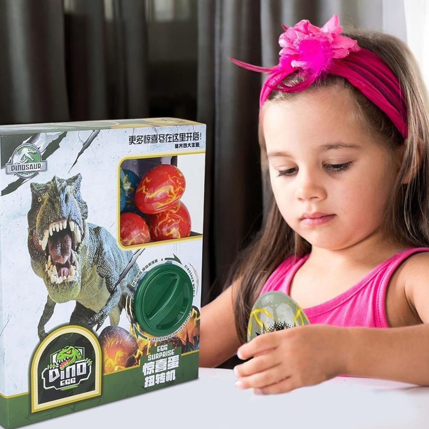 Huevos de Dinosaurio Juguete dispensador 12 Piezas