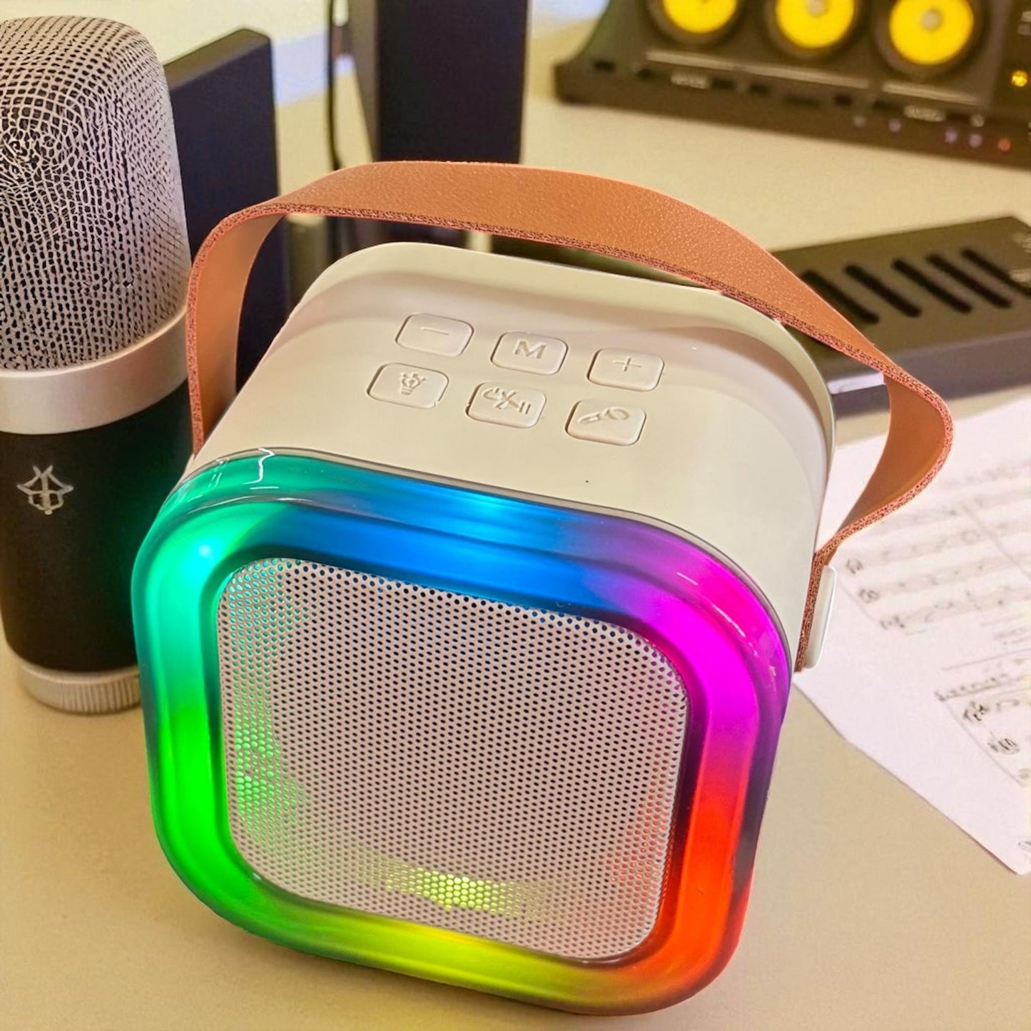 Set de Bocina con Luz y Microfono