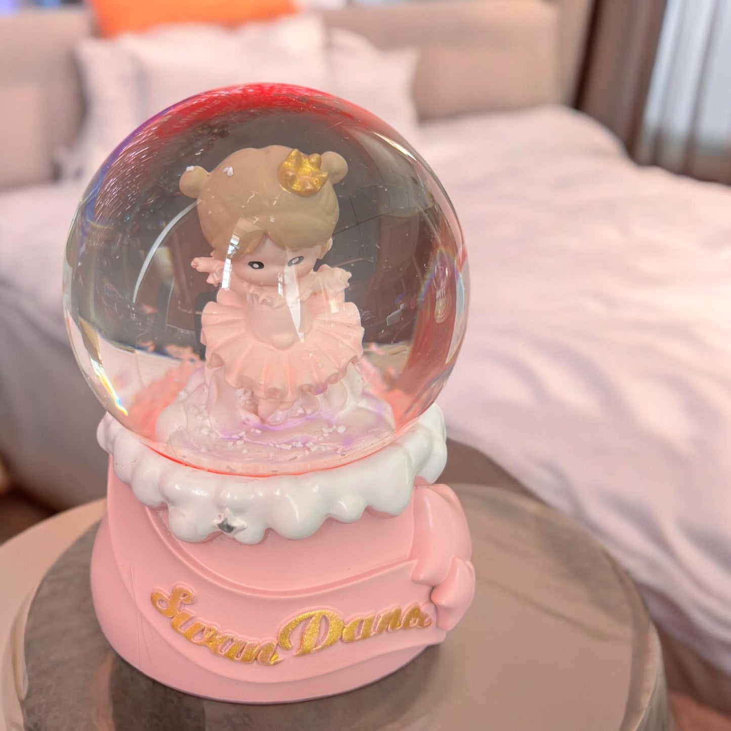 Bola de Nieve G con Bailarina con Luz