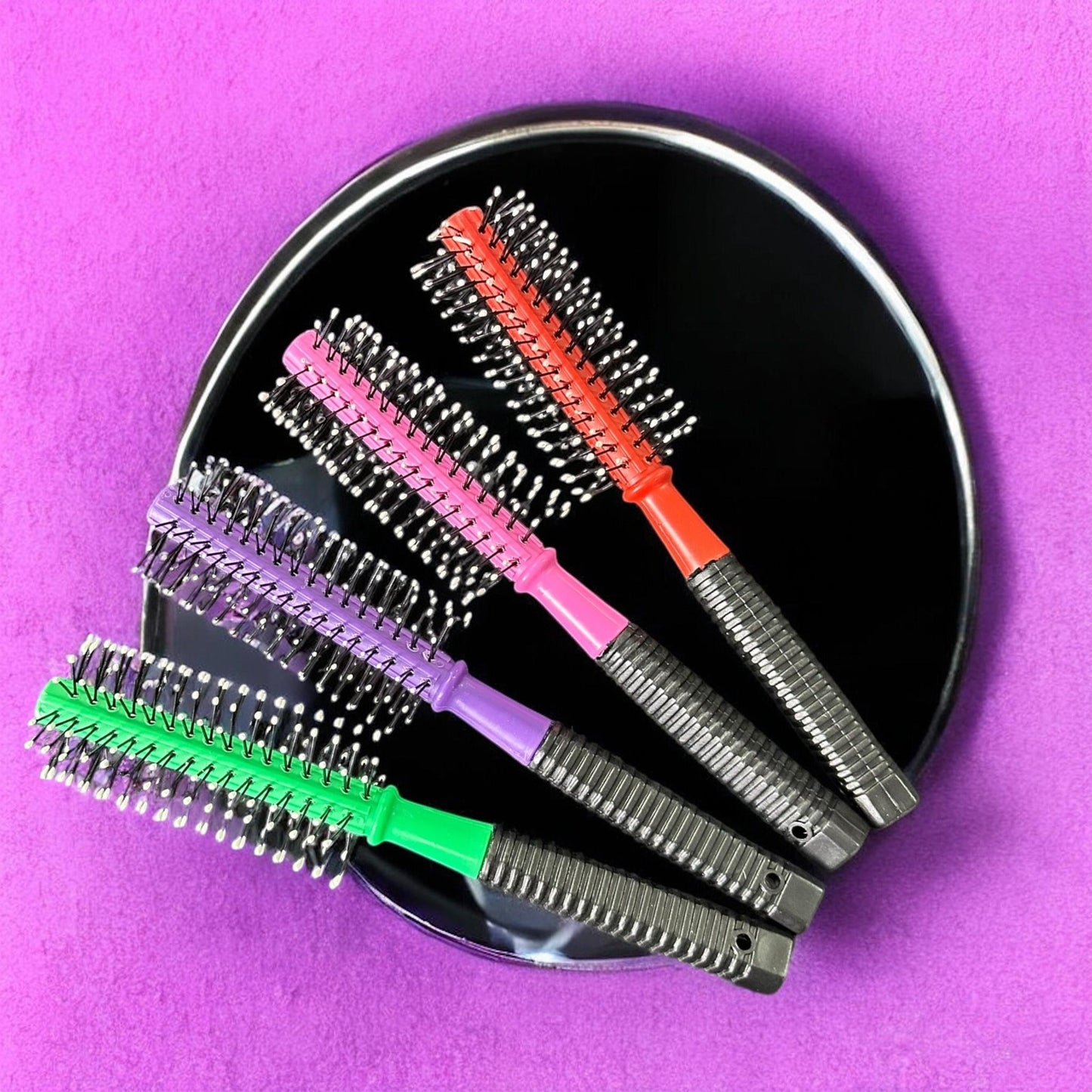 12 Cepillos Circulares Colores $8 c/u