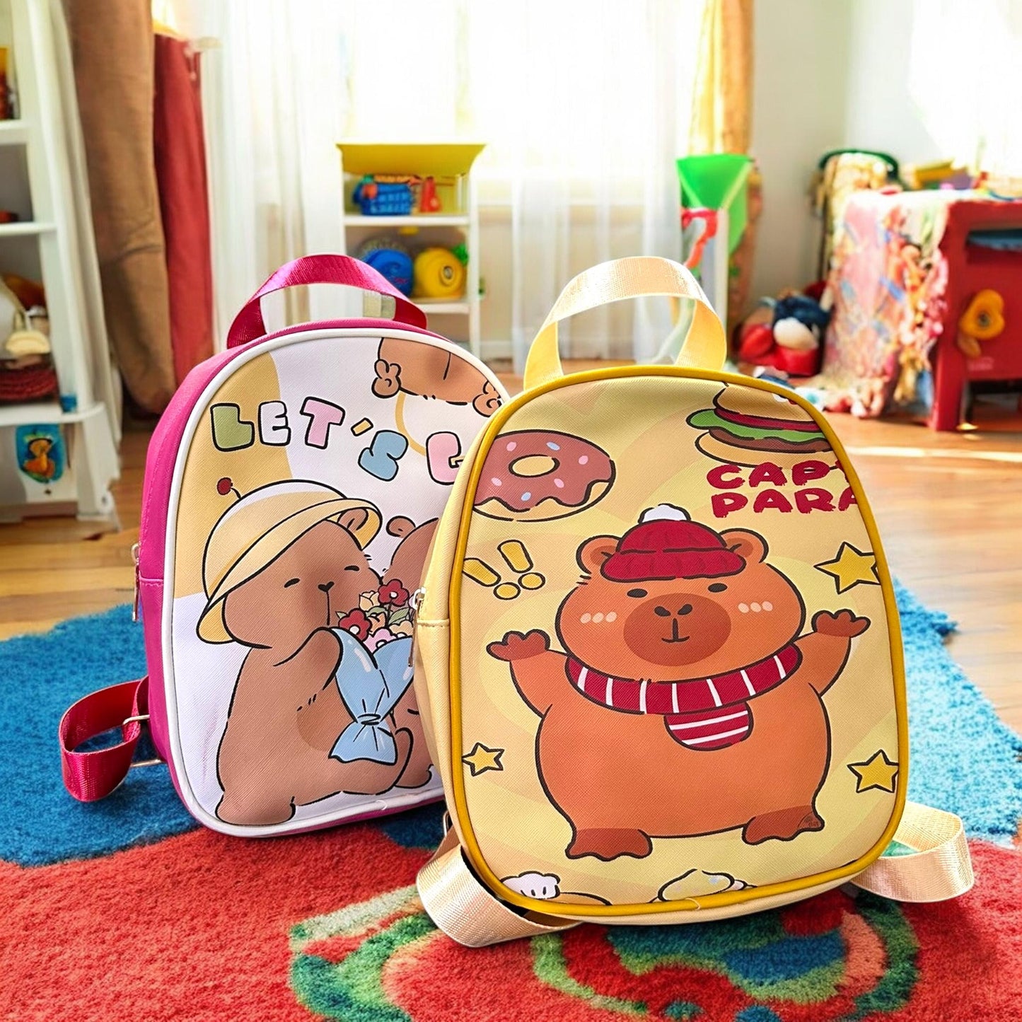 Mochila Capibara CH Colores Pastel