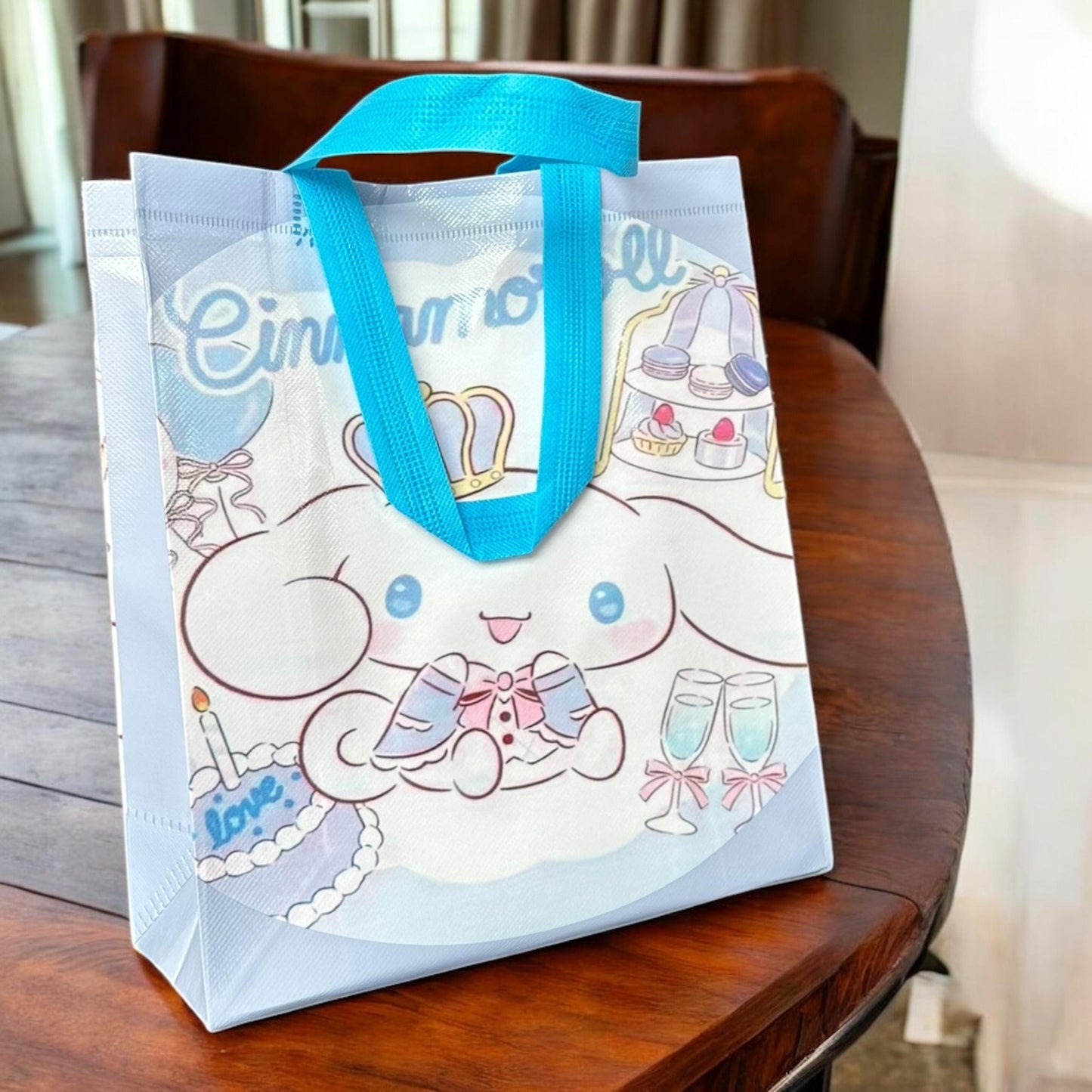 12 Bolsa reutilizable diseños Sanrio $6.3 c/u