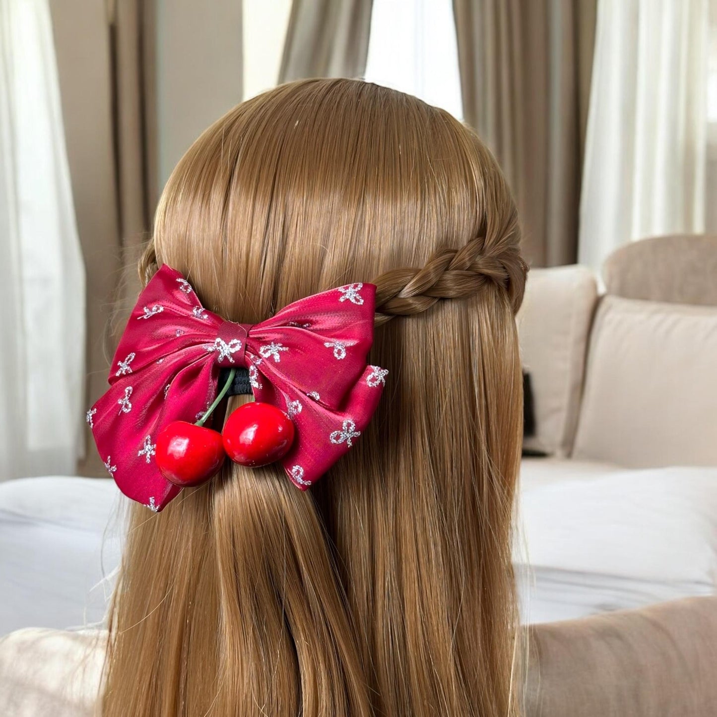 12 Moños Brillos/Pedreria Creza Colores $14 c/u