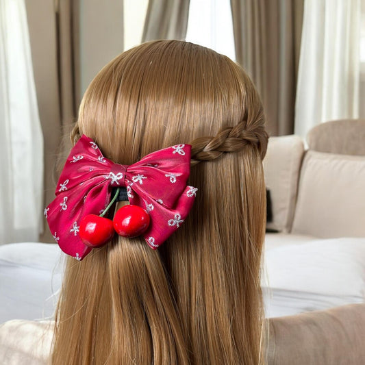 12 Moños Brillos/Pedreria Creza Colores $14 c/u