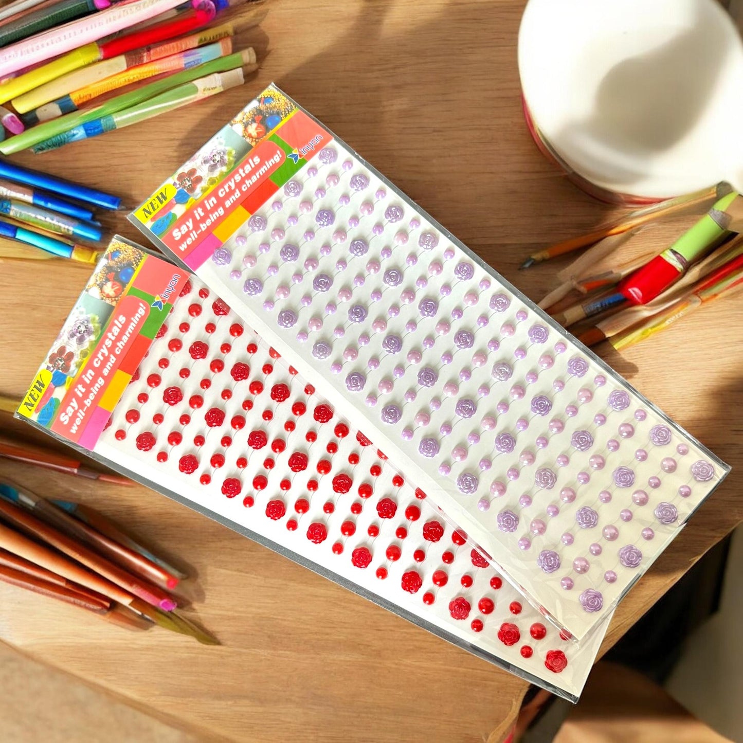 12 Planillas de Stickers para Decorar $12.45 c/u