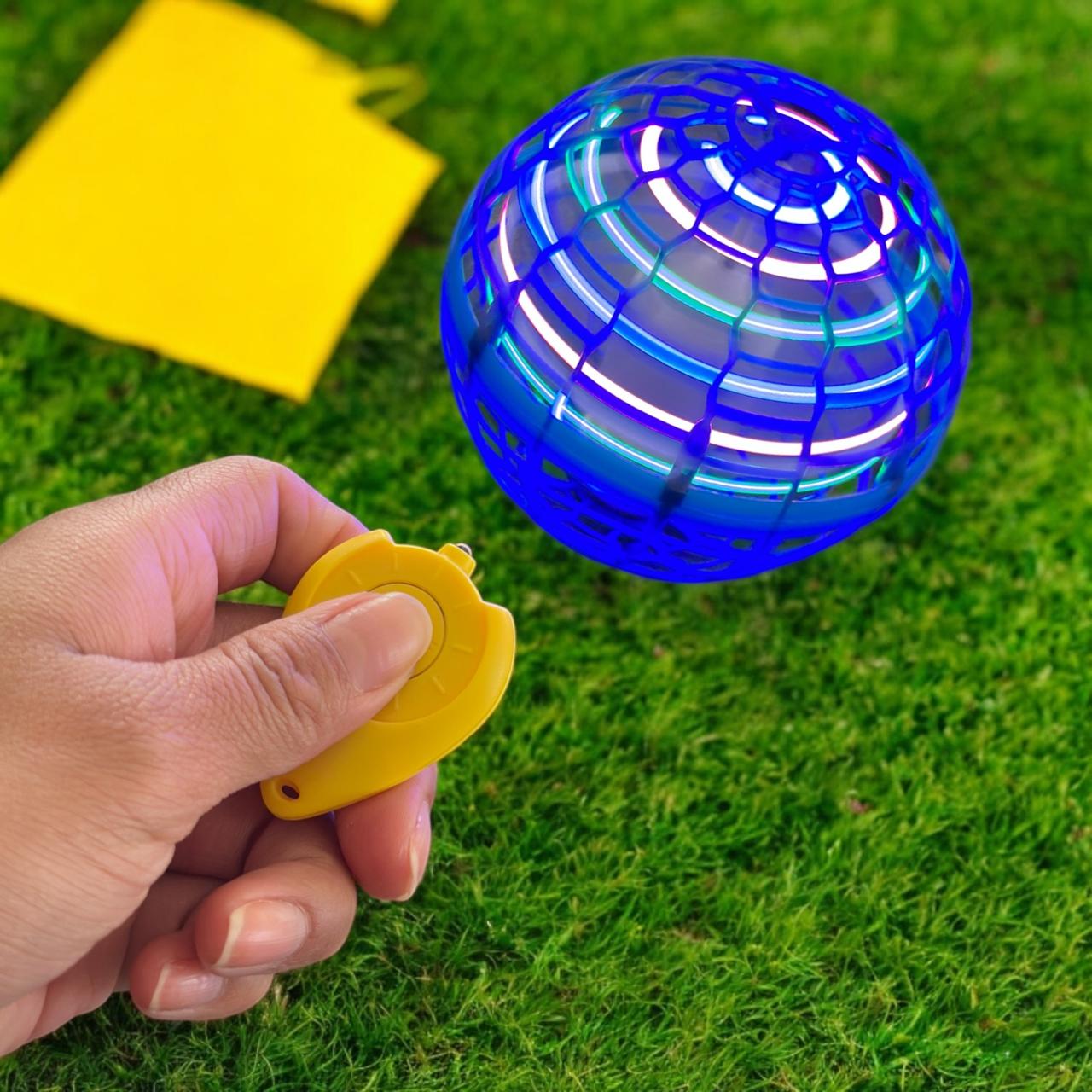 2 Pelota Giratoria Electrica con Luz $72 c/u