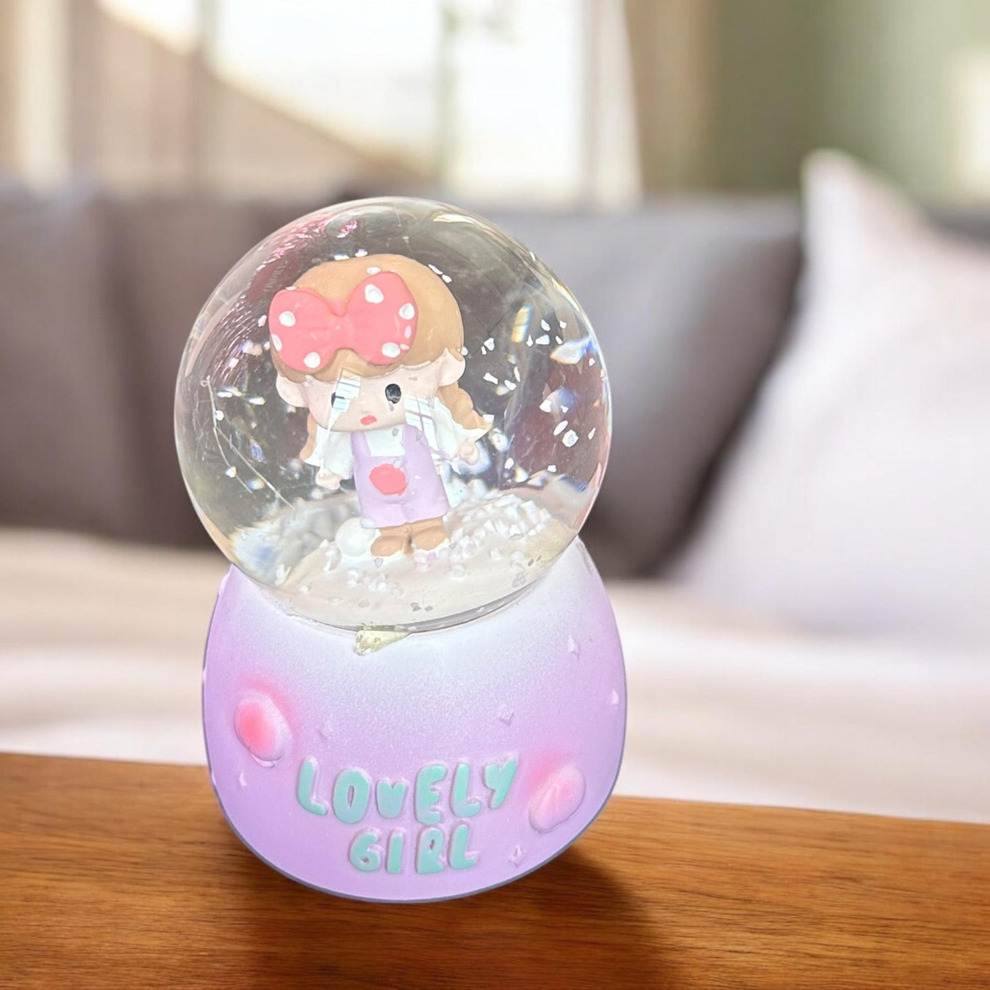 Bola de Cristal Mini Hermosa con Luz