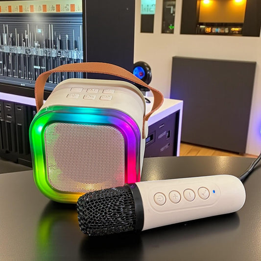 Set de Bocina con Luz y Microfono