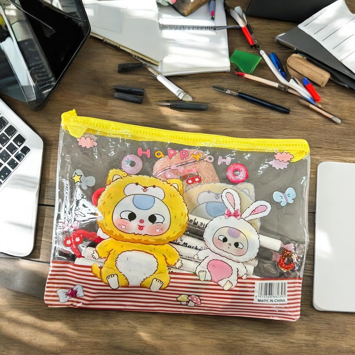 12 Lapiceras de Plastico con Cierre colores  $6.75 c/u