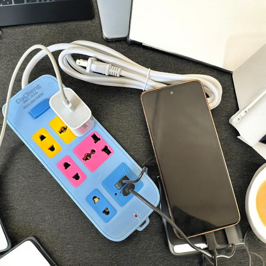 Multicontactos de Luz Dobles con USB