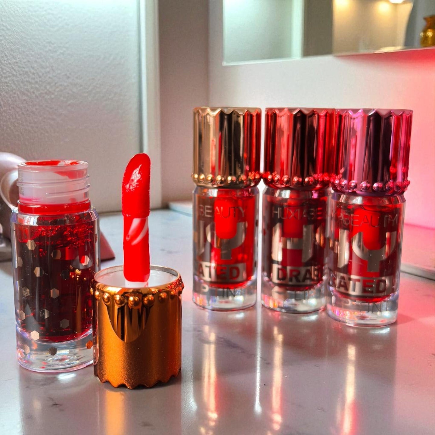 24 Tintas para Labios HuxiaBeauty $14.8 c/u