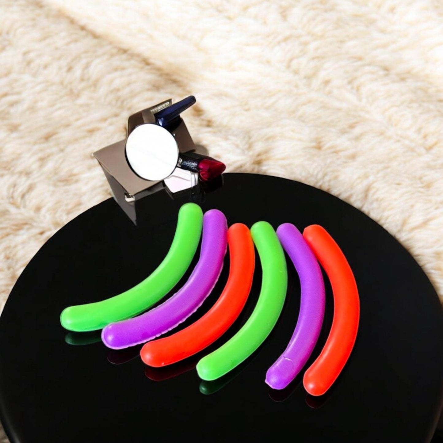 12 Sets de Gomitas para Enchinador $4.8 c/u