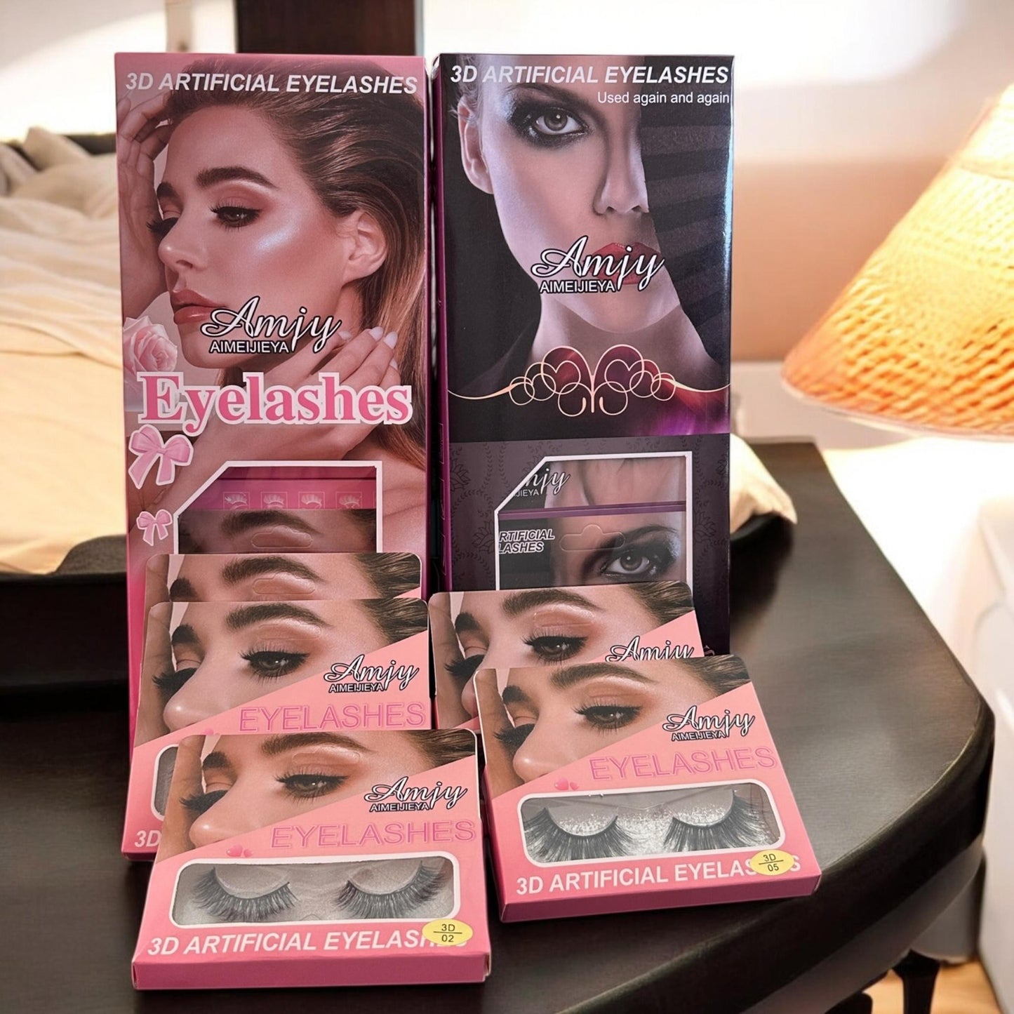 10 Pestañas Postizas Eyelashes 3D $7.5 c/u