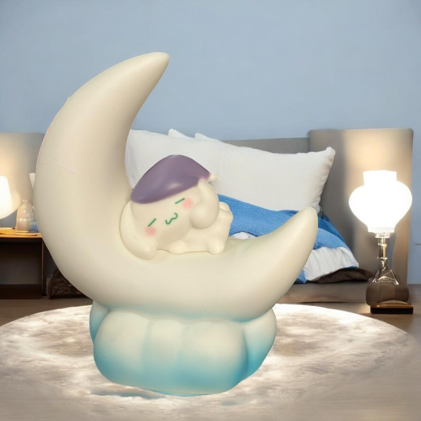 3 Lamparas Cinnamorroll de Buró Luna $39 c/u