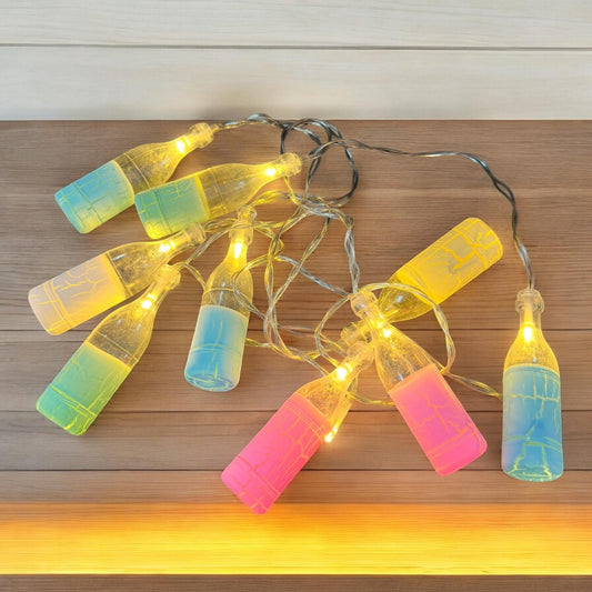 Serie de Luces Botellas Colores