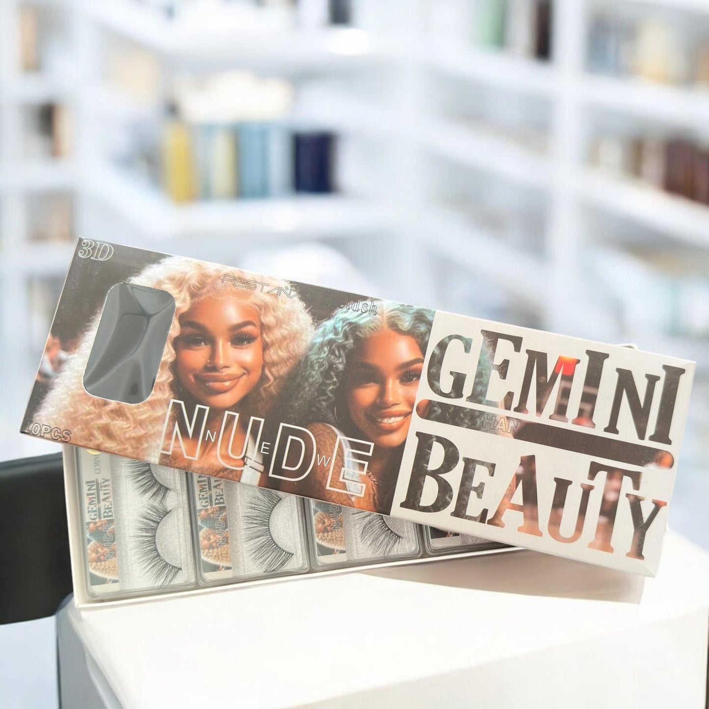 10 Pestañas Postizas Nude Gemini $5.8 c/u