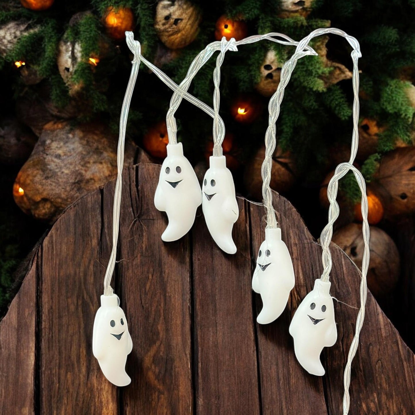 Serie de Luces Halloween Fantasmitas