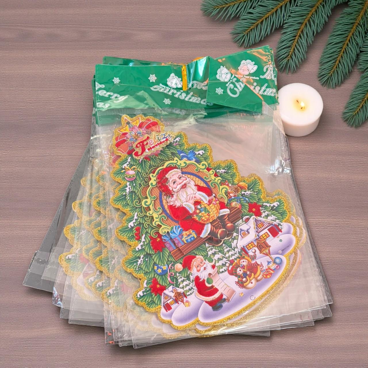 10 Santa decorativo colgante Navideño $6 c/u