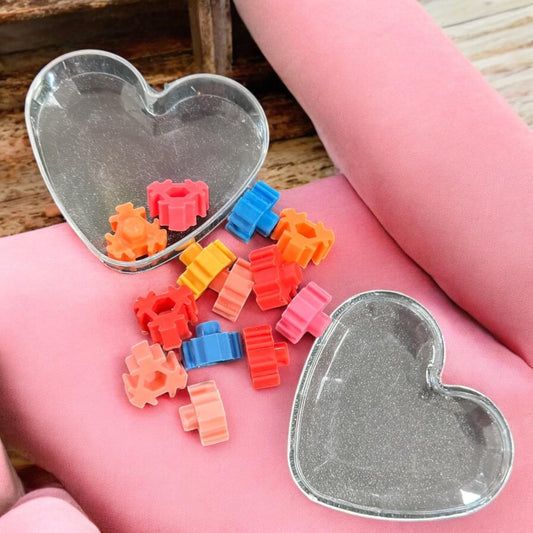 24 Rompecabezas Estuche Corazón $4.7 c/u