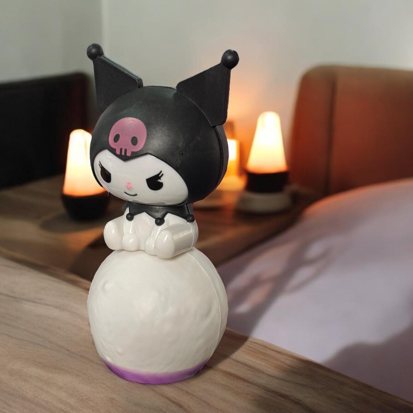 6 Lamparas Kuromi de Buró Bolita $19 c/u