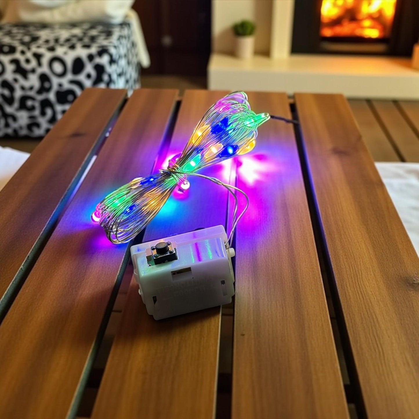 12 Luz de Hadas Colores 2m $4.5 c/u