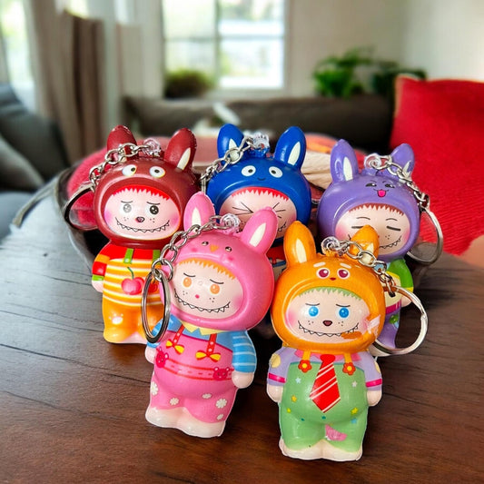 12 Squishies Labubu Lindo Llavero $7.5 c/u