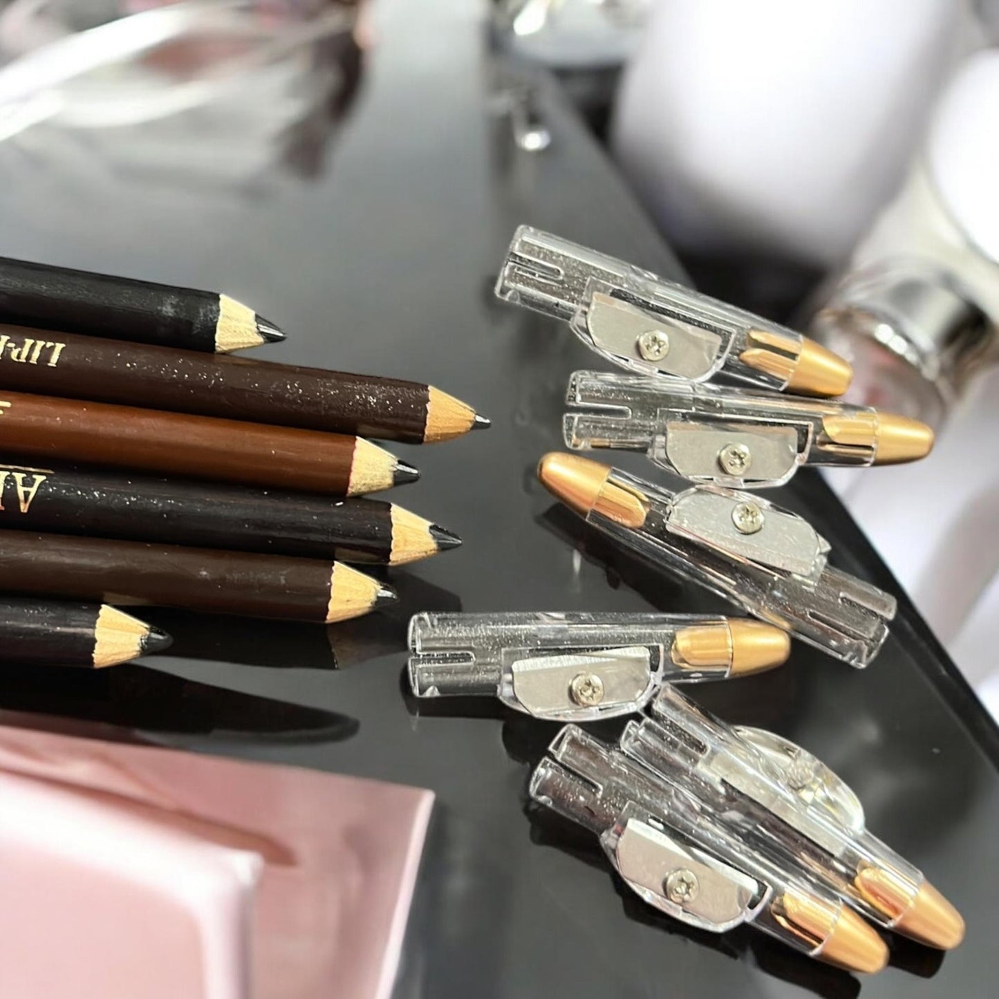 Sets de 12 Delineadores Dobles, para Ojos y Labios