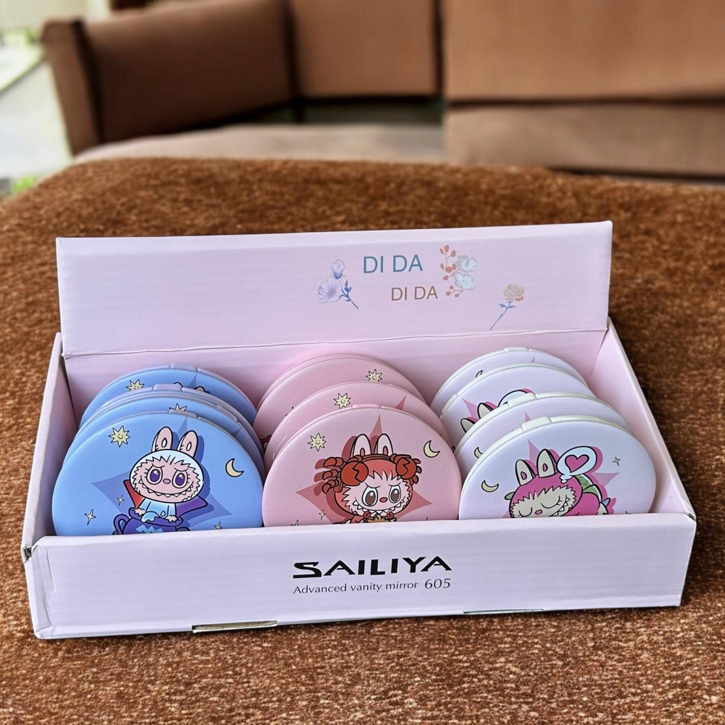 12 Espejos Bolsillo Labubus / capibara $11 c/u