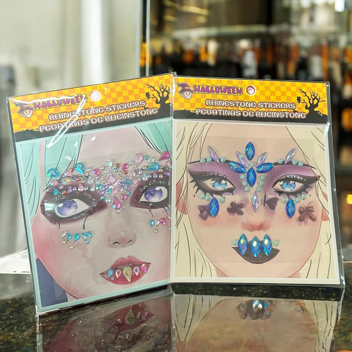 12 Stickers Pedreria Halloween Infantil $6 c/u