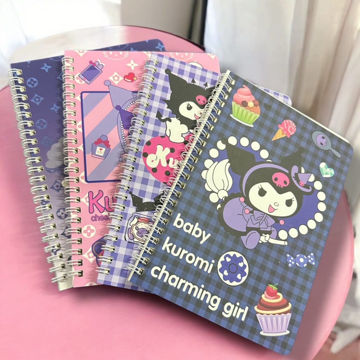 Paquete 4 Libretas Sanrio Francesa 25cm *14.5cm $27 c/u