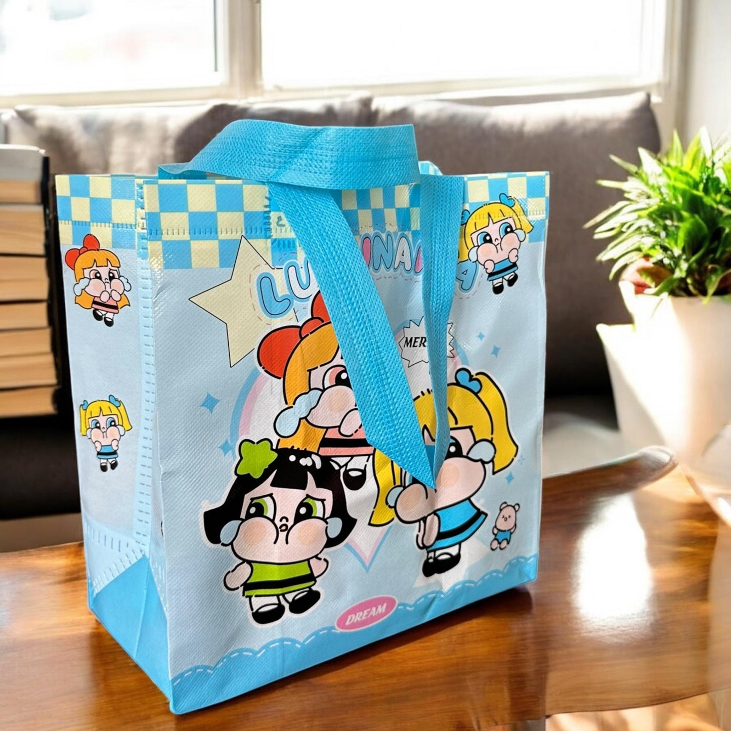 12 Bolsas Reutilizables Chicas Superpoderosas $7.7 c/u