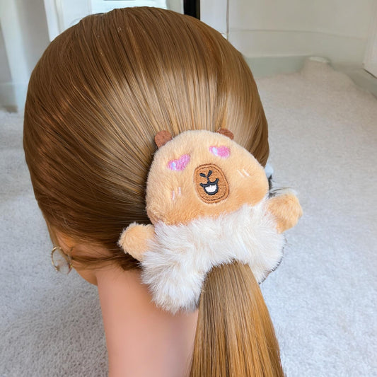 12 Scrunchie Capibara Hermosa para Cabello $13.5 c/u