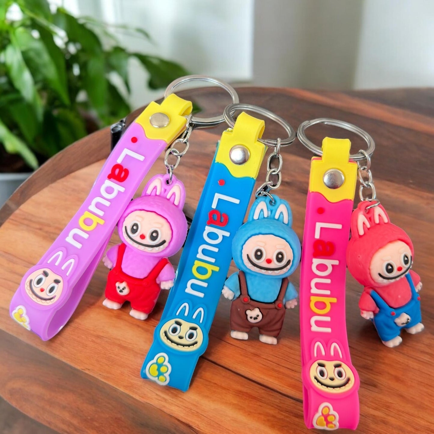 12 Labubus Llaveros hermosos 3D $8.5 c/u