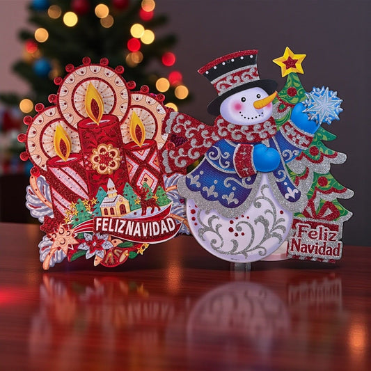 10 Adorno Navideño Decorativo $9 c/u