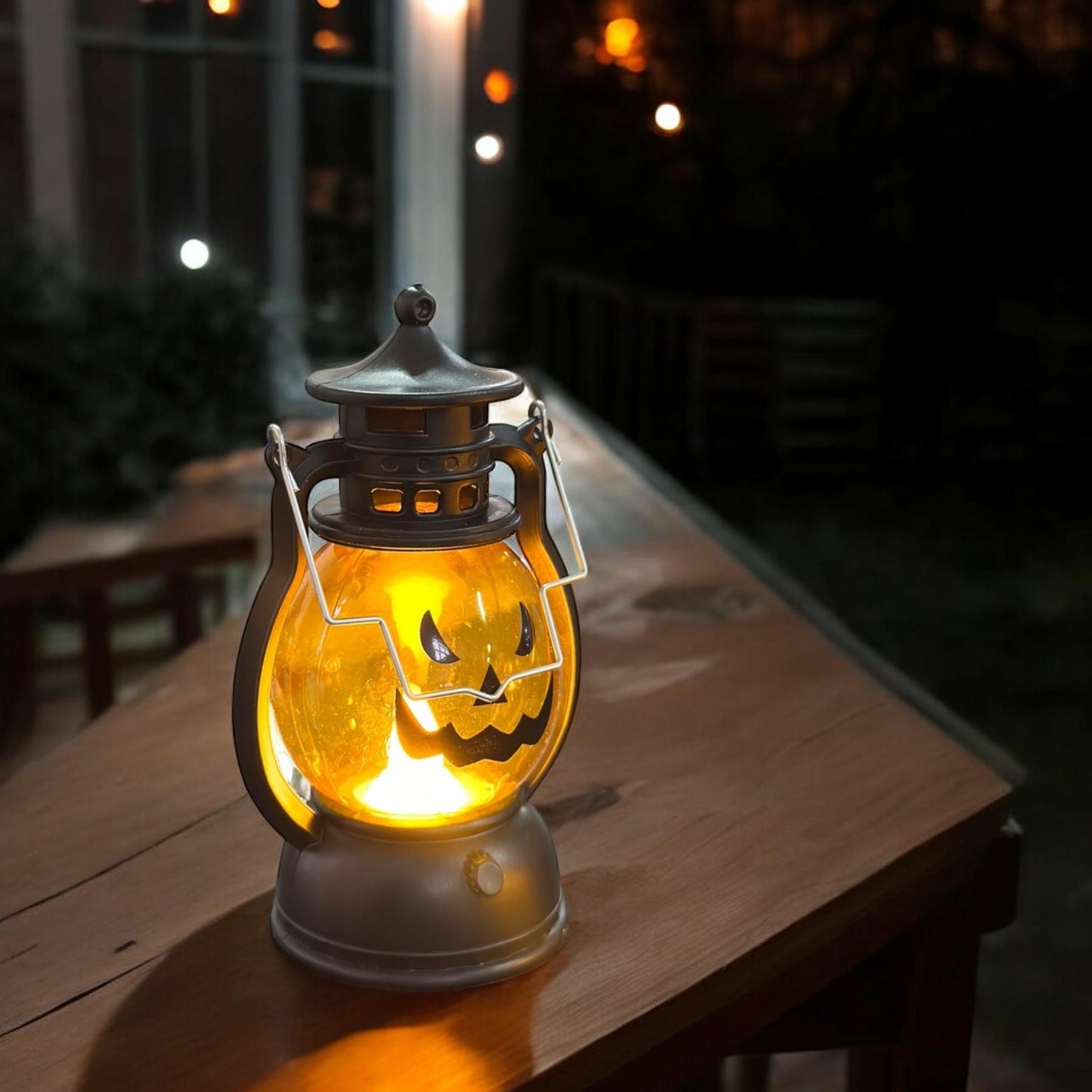 6 Lamparas Calabacita Halloween Parafina $21 c/u