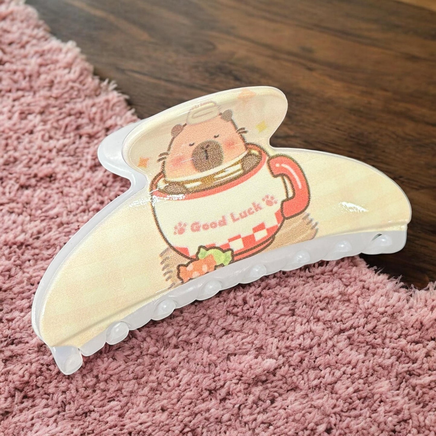 12 Pinzas Capibaras para Cabello $16.5 c/u