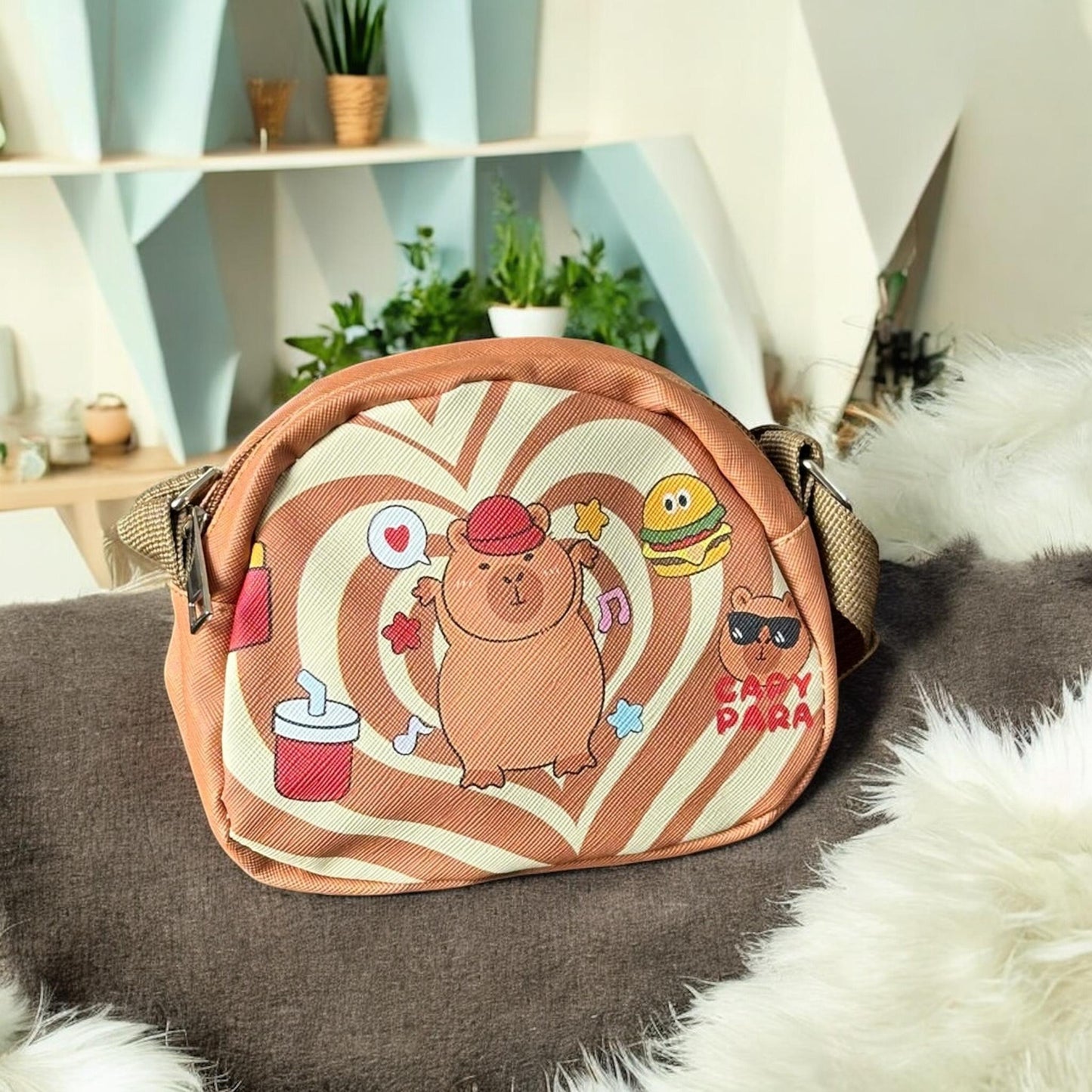 3 Bolsita Capibara Tipo Piel  $34 c/u