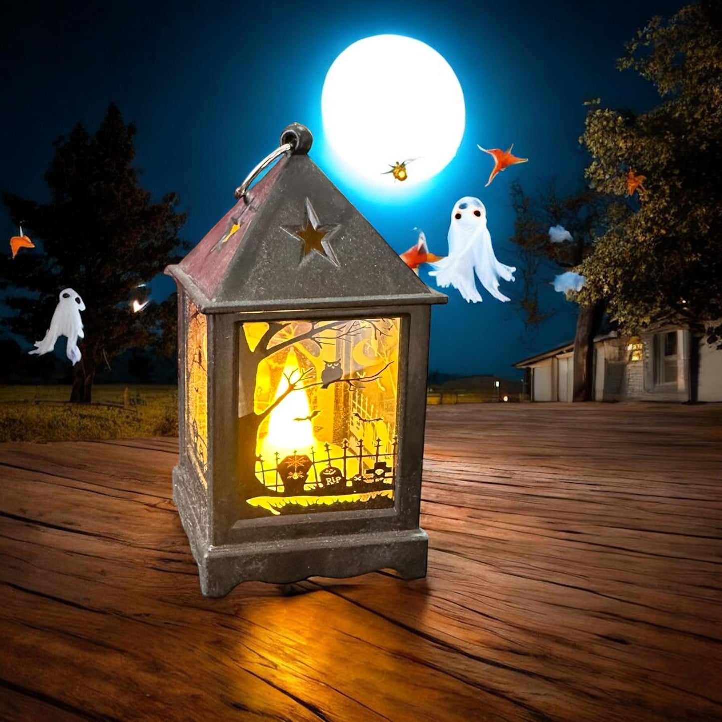 24 Linternas de Halloween con Luz $18.75 c/u