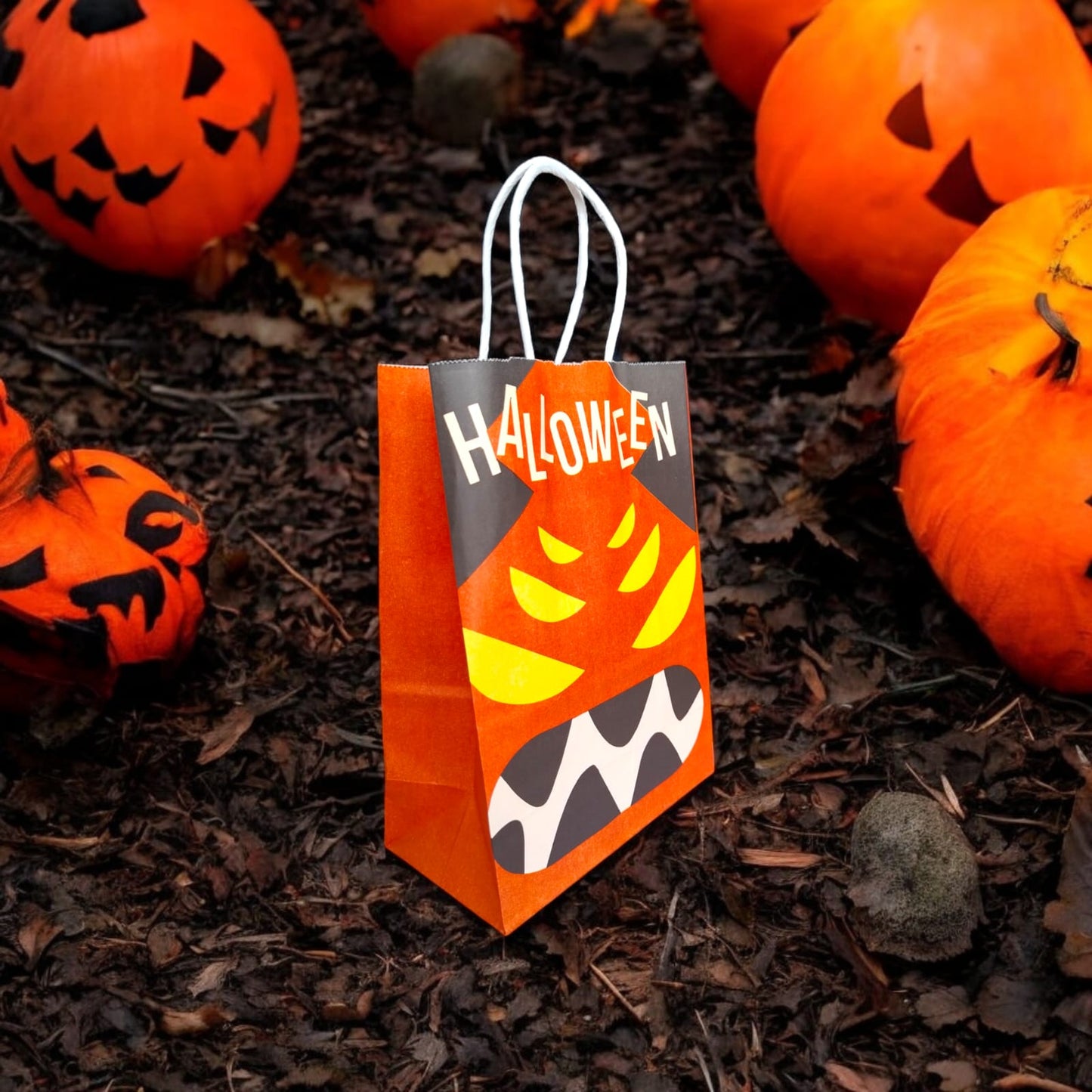 12 Bolsita para pedir dulces Halloween $4.2 c/u
