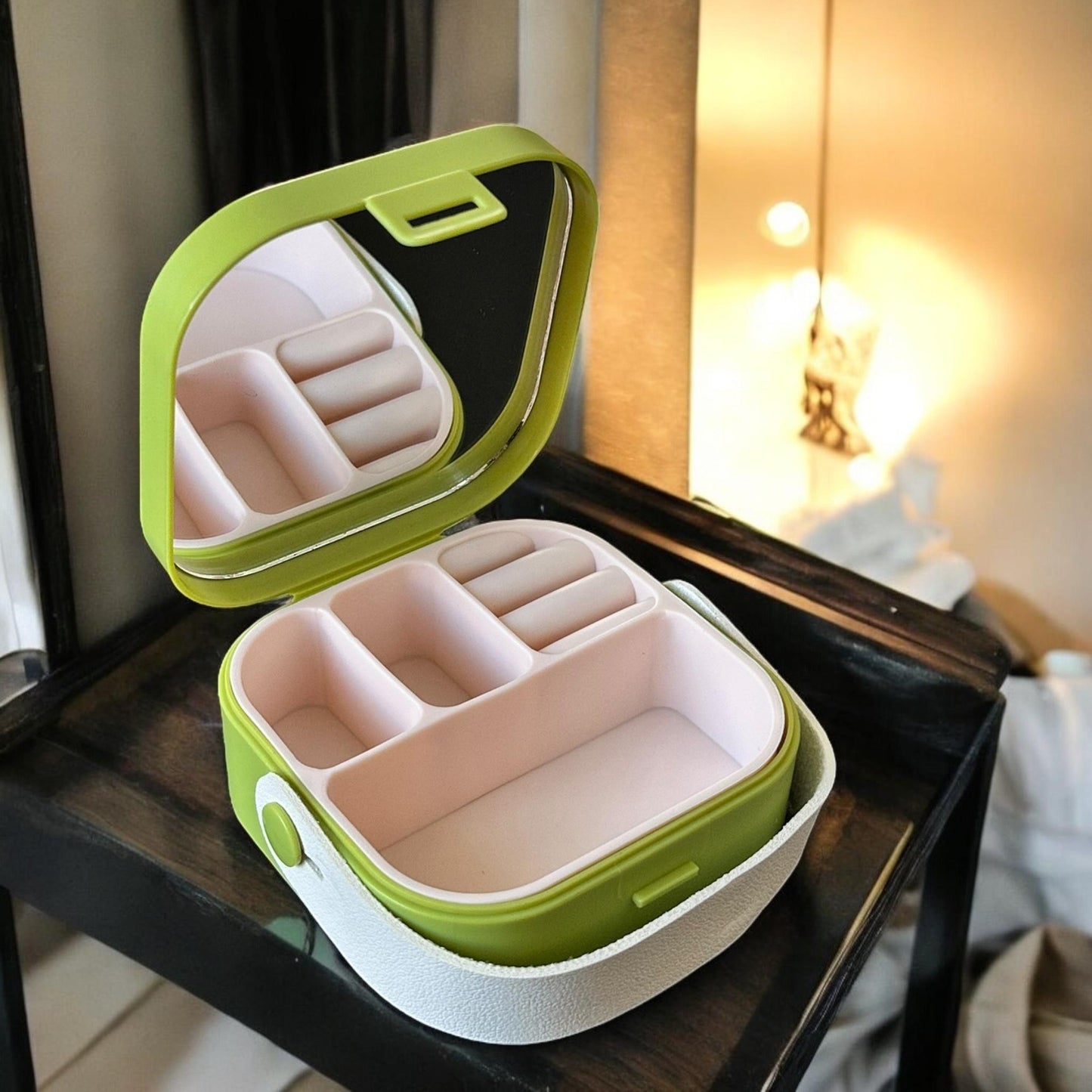 Joyero Plastico con Espejo