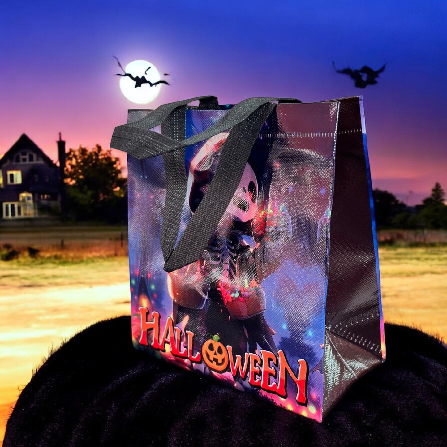 12 Bolsas Halloween Plastificadas $5.9 c/u