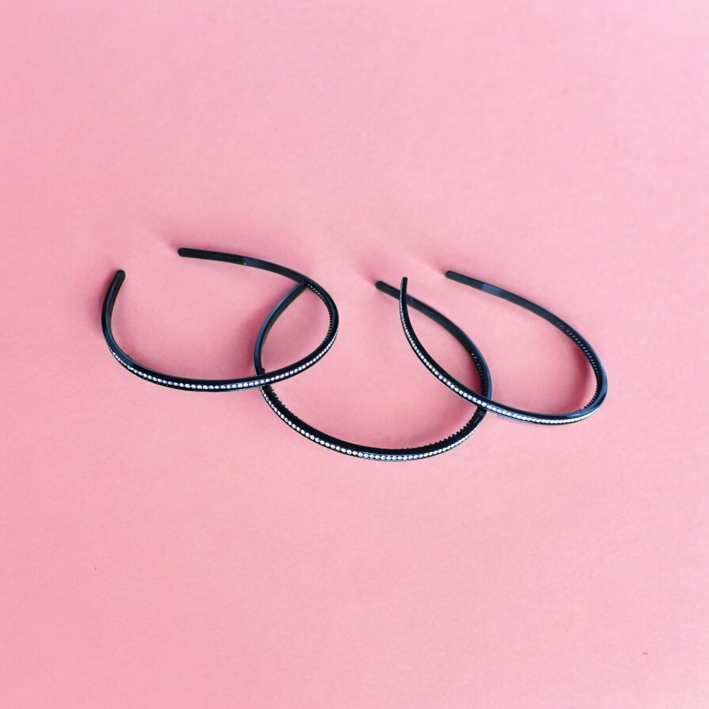 12 Diademas Brillos Delgadas $5.52 c/u