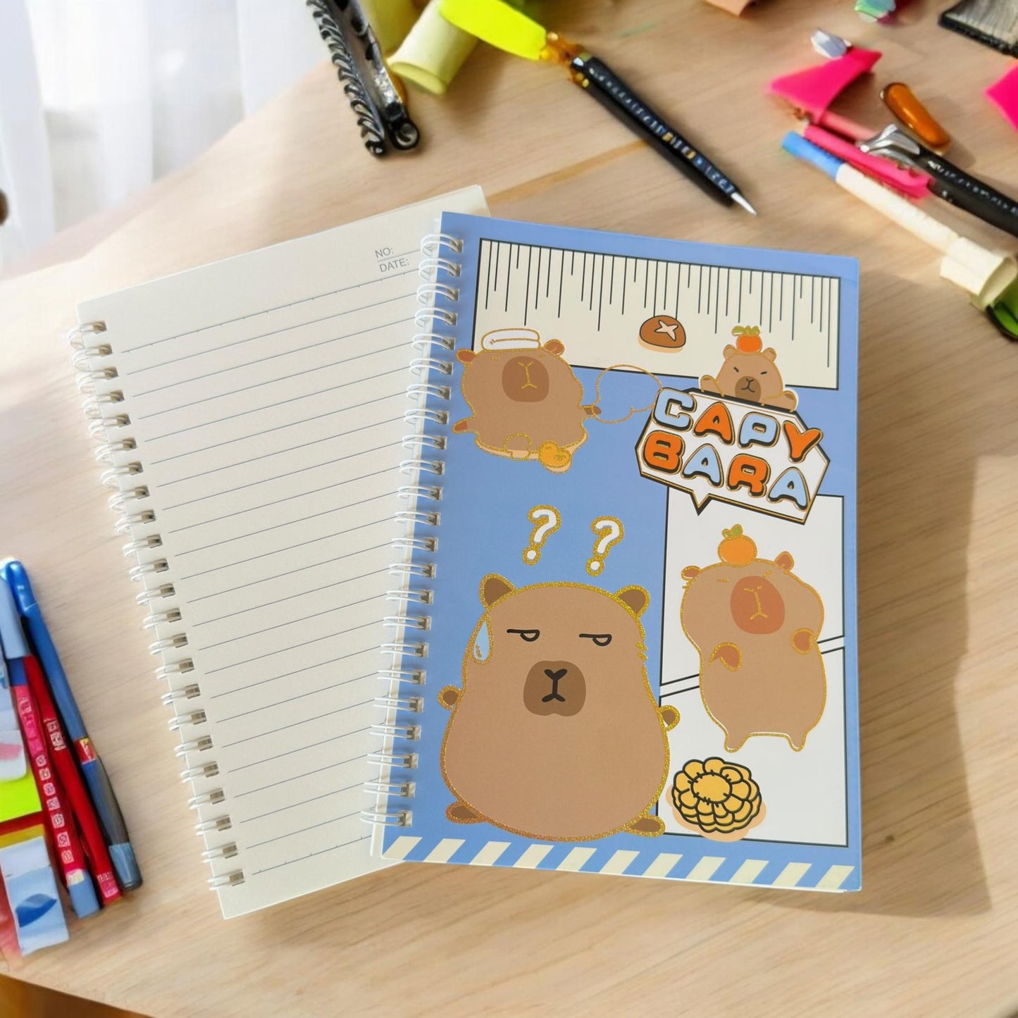 12 Libretas Francesas Capibaras $18.75 c/u