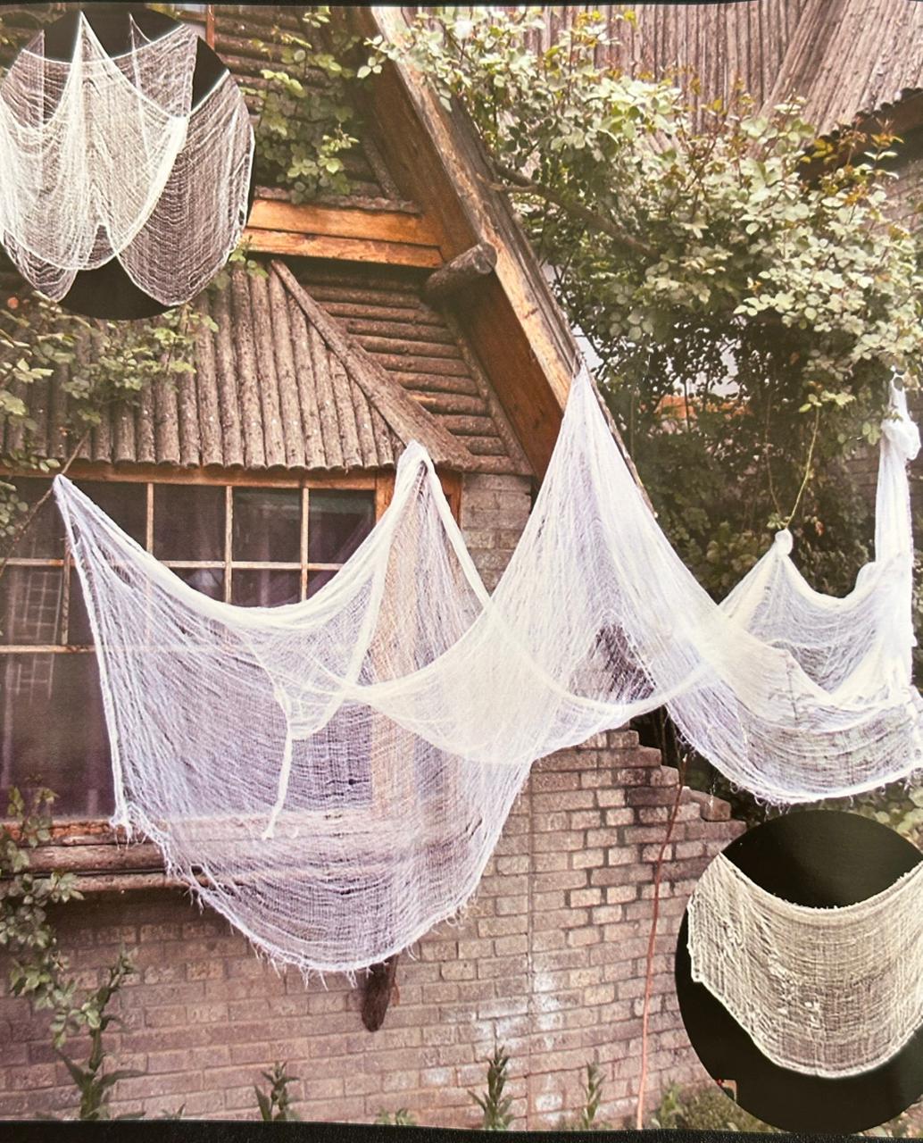 6 Telaraña para decorar Halloween $15 c/u