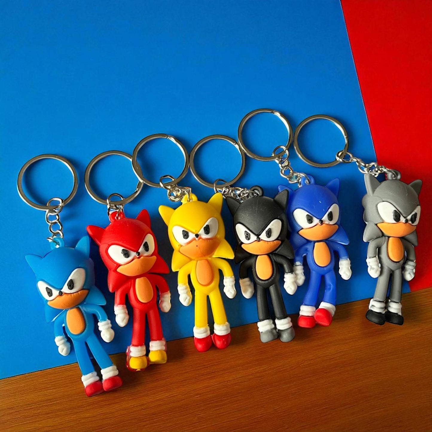 12 Llaveros Sonic 3D $6 c/u