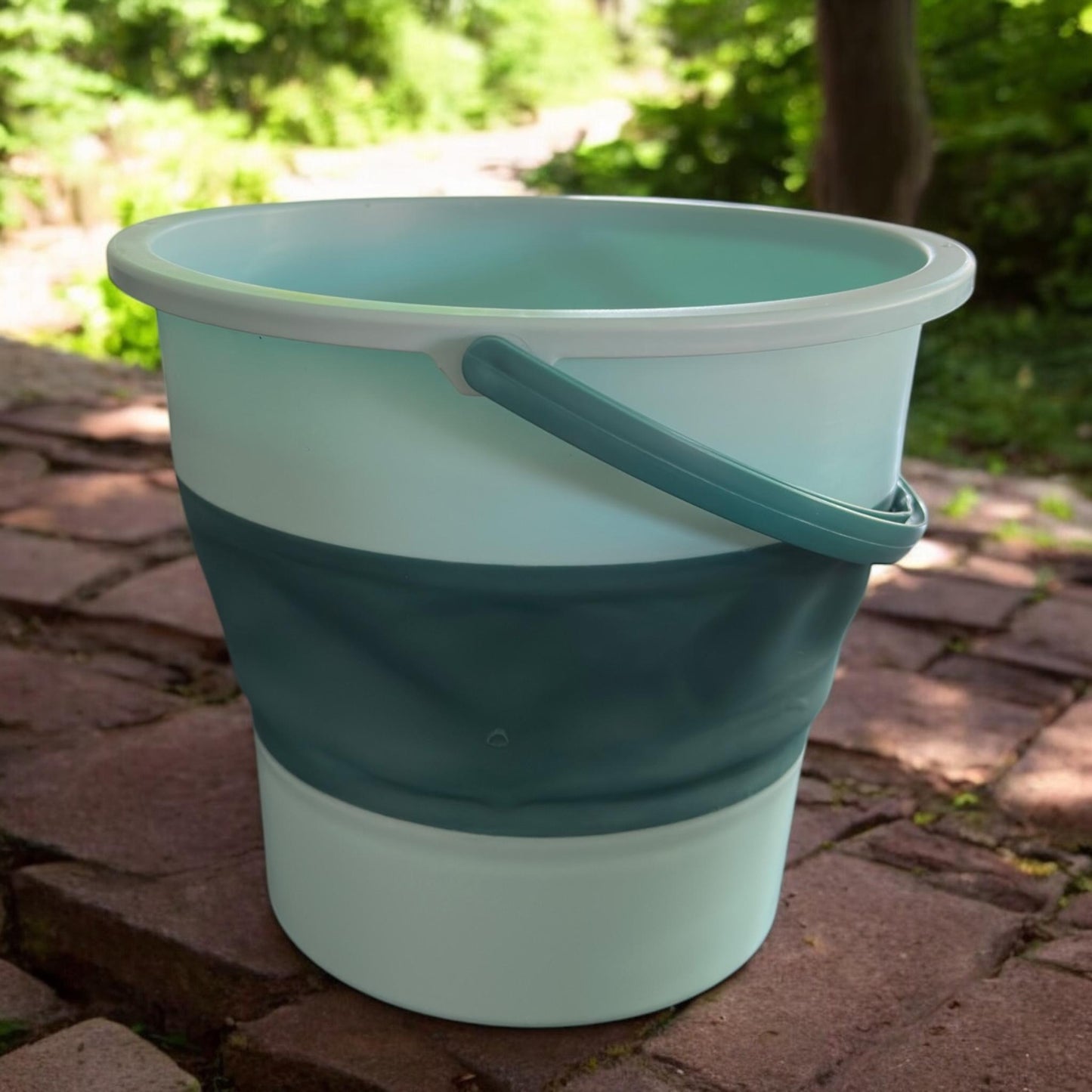 Cubeta/Balde Expandible de Plastico con Agarradera