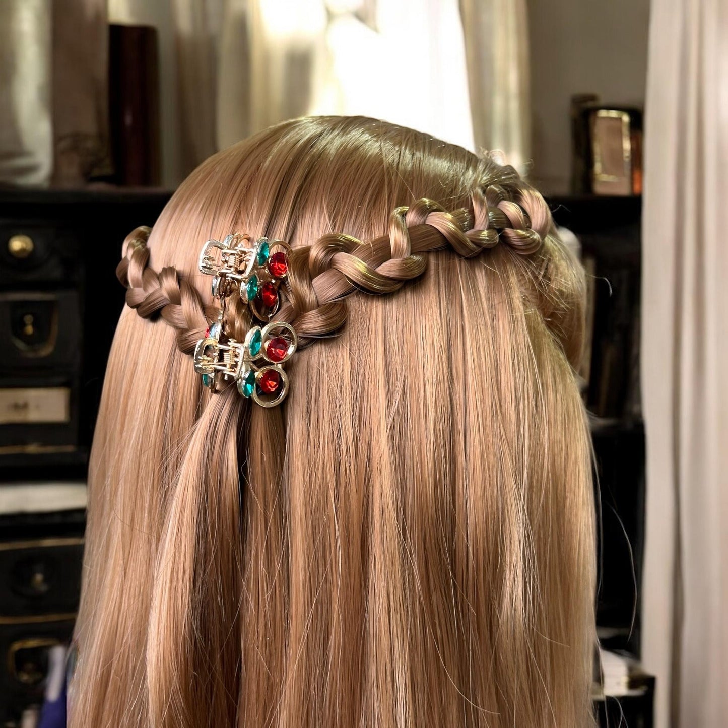 12 Mini Pinzas Cerezas Pedreria $6.75 c/u